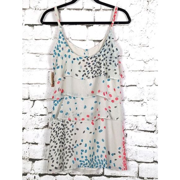 RORY BECA x F21 Confetti Dot Tiered Mini Slip Dress Medium NWT - Picture 6 of 9